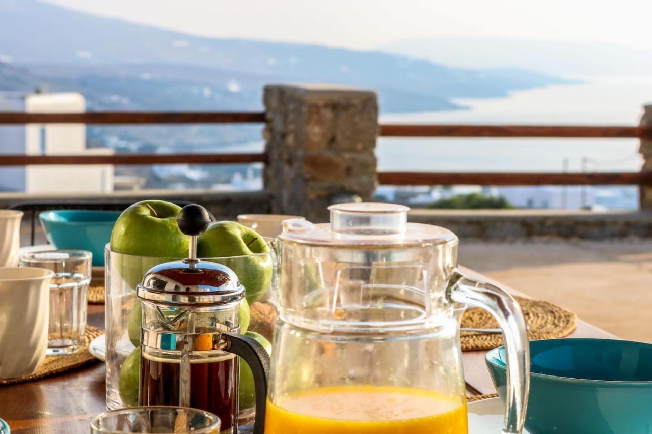 Vakantiehuis Luxurious Mykonian Blue Oasis With Private Pool Kalafatis